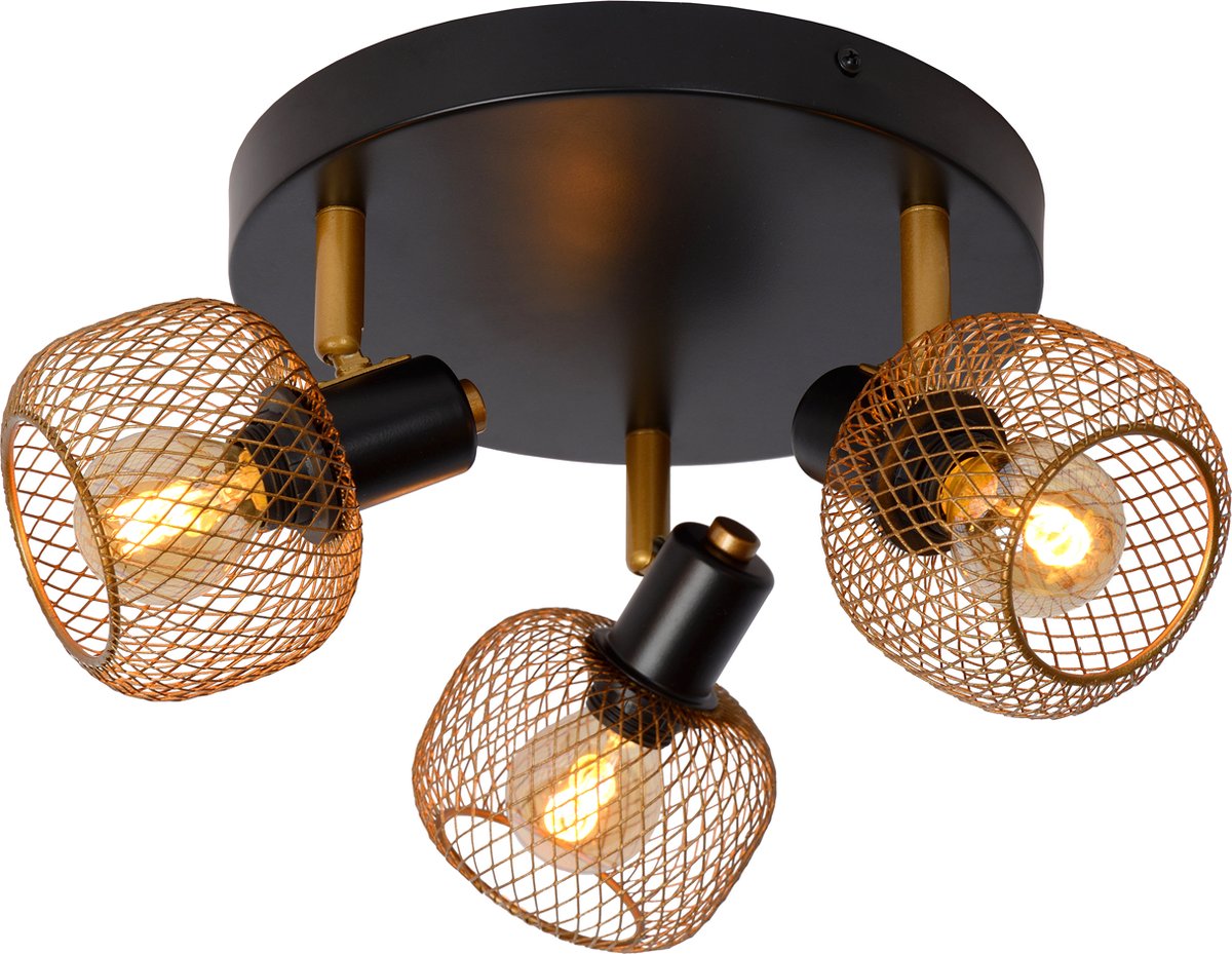 Lucide maaren - Deckenstrahler (Deckenleuchte) - ø 37 cm - 3xe14 - mattgoldenes Messing