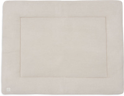 Jollein Laufstalldecke Baby – 75 x 95 cm – Grundstrick – Polyester – Haferflocken