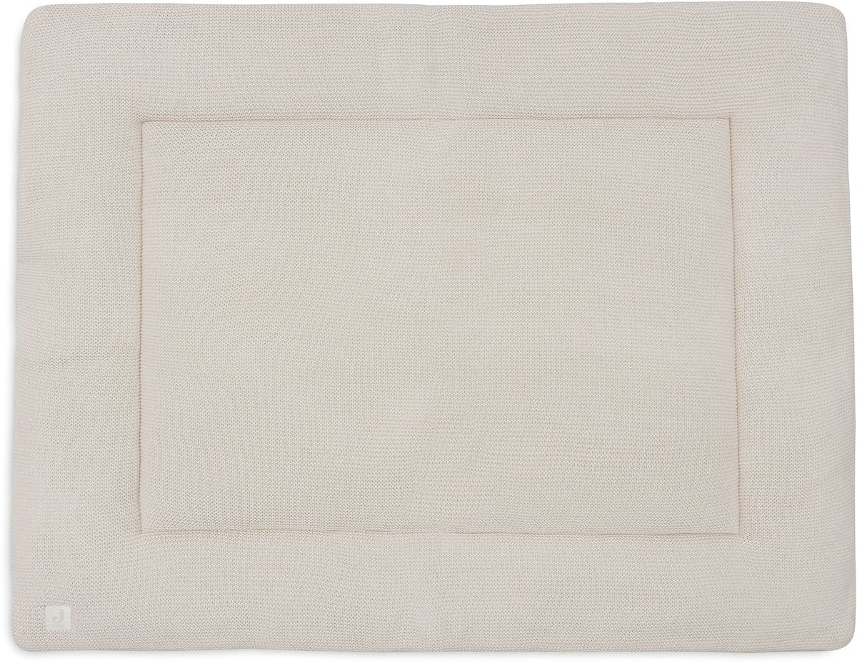 Jollein Laufstalldecke Baby – 75 x 95 cm – Grundstrick – Polyester – Haferflocken