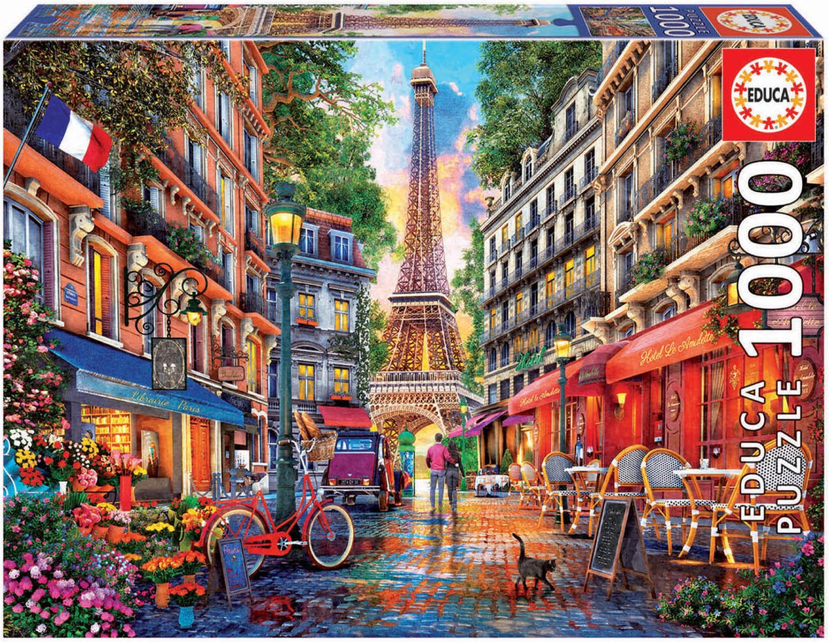 Educa – Paris – Dominic Davison – Puzzle – 1000 Teile – Sinterklaas-Geschenke