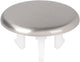 Differnz Abdeckkappe Überlauf für Spüle ø 3,5 cm x 2 cm, Chrom matt