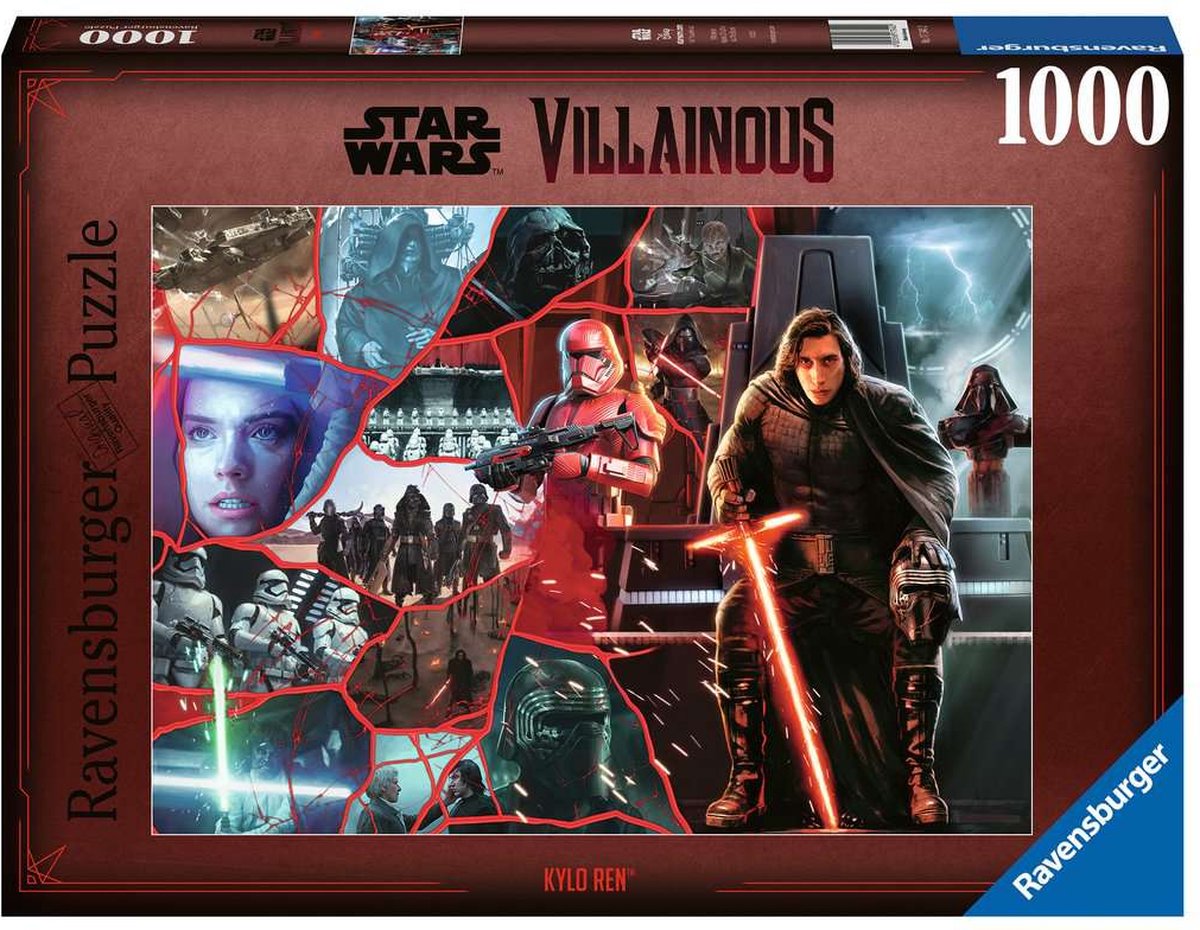 Ravensburger Puzzle Star Wars Villainous: Kylo Ren – Puzzle – 1000 Teile