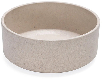 Designed by Lotte Noor Hundefutternapf – Futternapf Trinknapf – spülmaschinenfest – Bambus – Beige – 21 cm