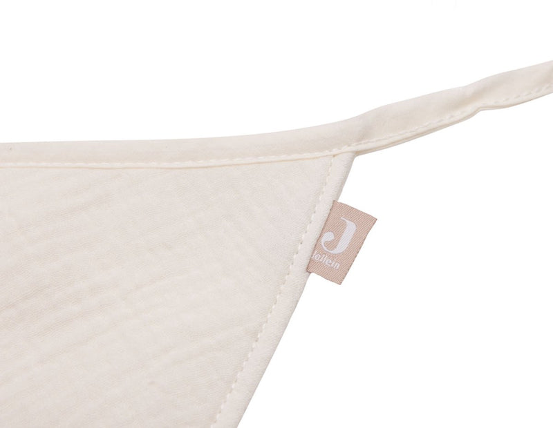 Jollein-Flaggenlinie – 200 x 17 cm – wildrosa Elfenbein