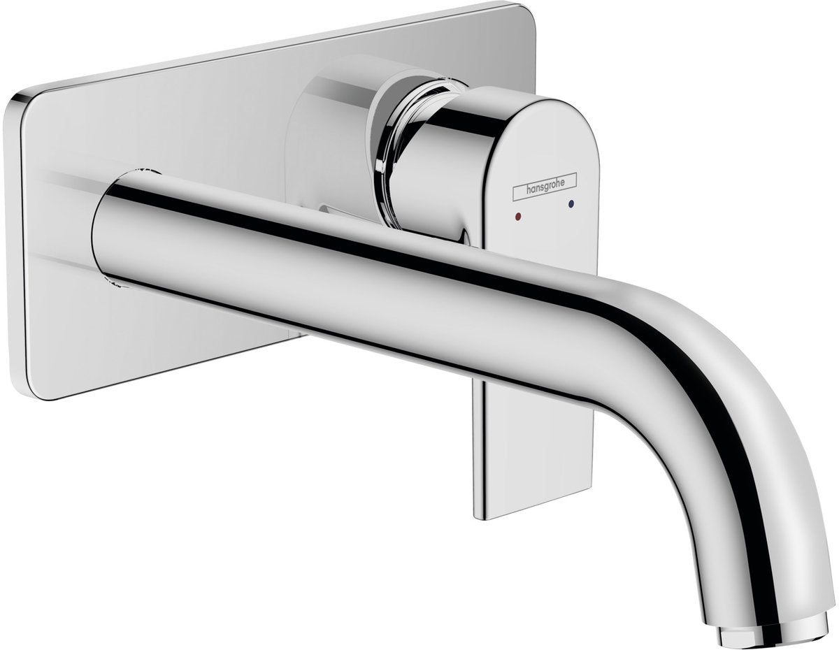 Hansgrohe Lackform – Einbau-Waschtischmischer – Einhebelbedienung – Größe 20,7 cm – Chrom