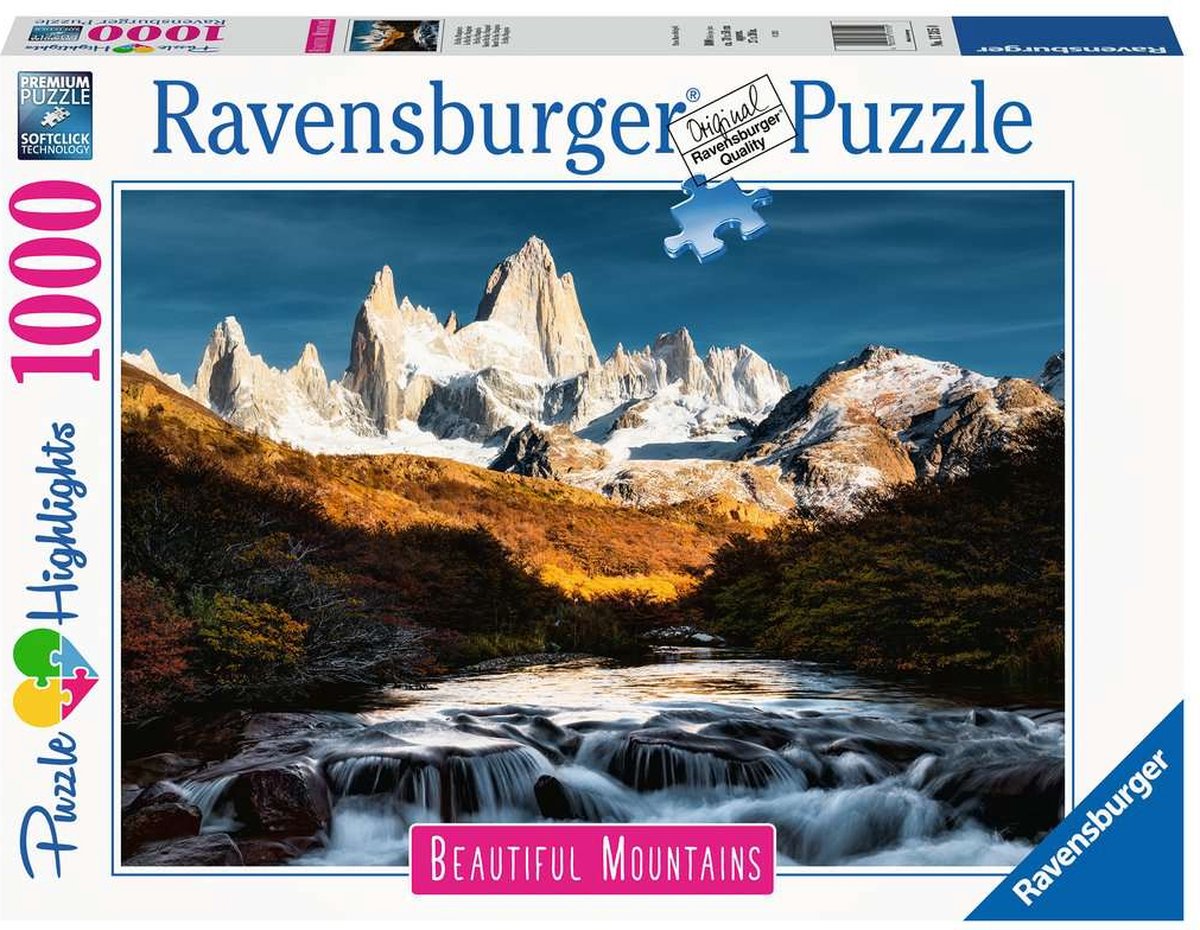 Ravensburger Puzzle Monte Fitz Roy, Patagonia, 1000st.
