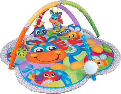 Playgro Clip Clop Musik-Aktivitäts-Fitnessstudio – FFP – Babyspielzeug – Kinderspielzeug – Spielmatte Baby – interaktives Babyspielzeug – Baby-Fitnessstudio – Musikspielzeug