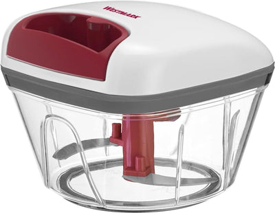 Westmark Multifunktionszerkleinerer mit Zugschnur – hochwertiger Zerkleinerer für Zwiebeln, Salat, Gemüse oder Nüsse aller Art, manuell – 450 ml