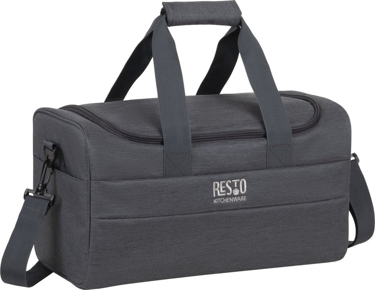 Resto Felis Kühltasche 19l - dunkelgrau - wasserabweisend auslaufsicher - mit Tragegurt - für Picknick, Strandreise