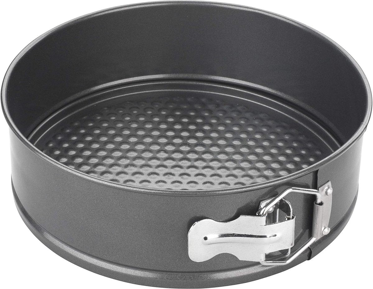 Chef Aid Springform – 22,6 cm runde Kuchenform mit losem Boden – Antihaft-Antihaftbeschichtung – ofenfeste Backform für Kuchen, Käsekuchen-Quiche – Stahl