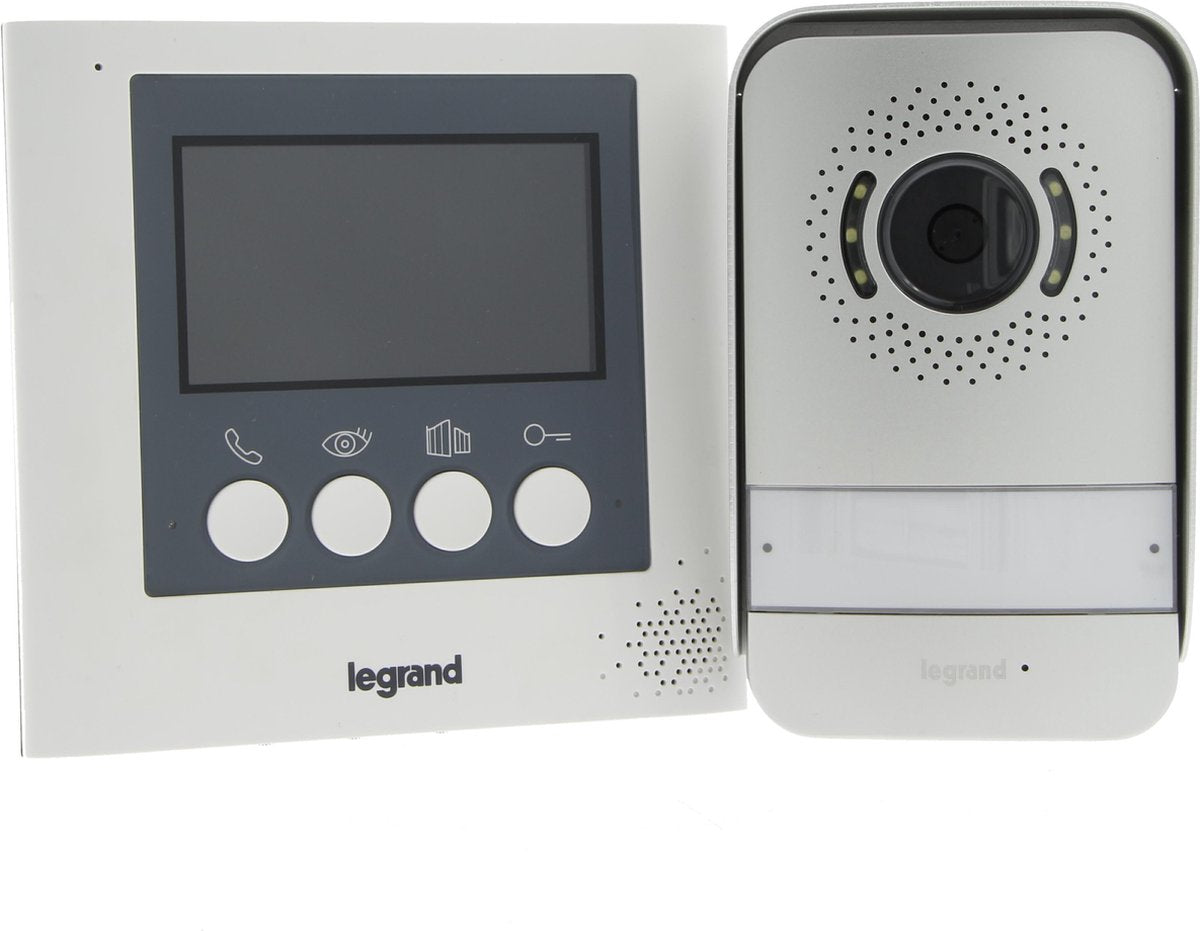 Legrand 360°-Bildtelefonsystem – Grau – 4,3-Farbbildschirm