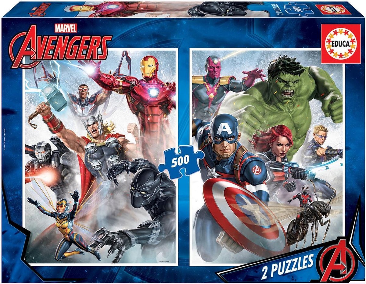 Marvel Mania – 2 x 500 Teile Puzzle