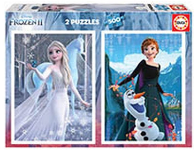 Educa Frozen - 2 Puzzles mit 500 Teilen