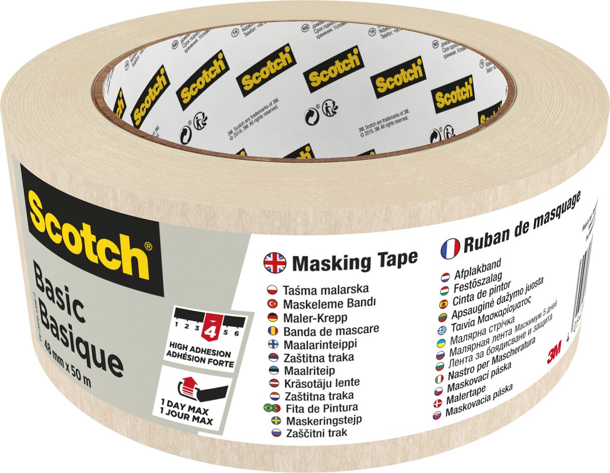 Scotch-Kreppband Basic 48mmx50m beige |