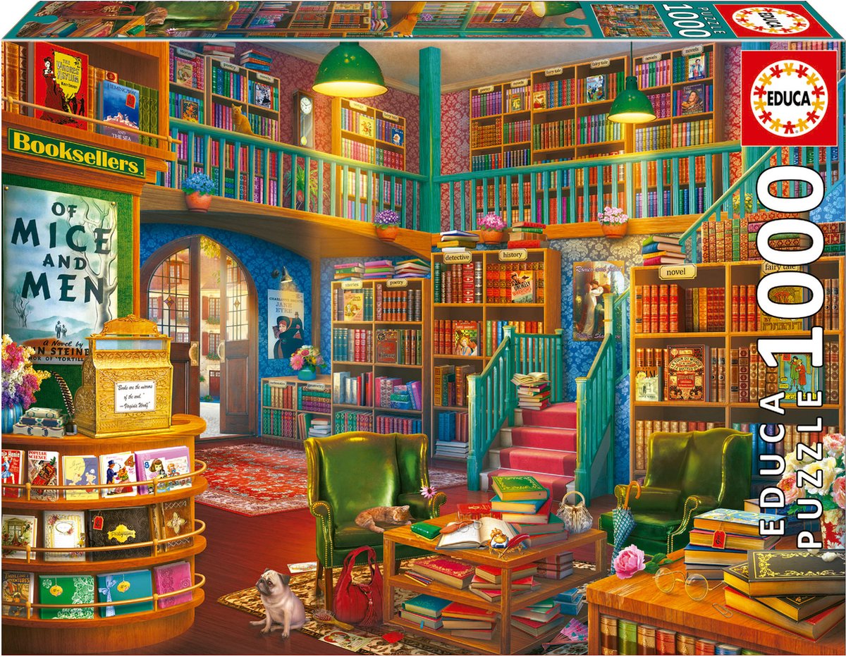 Educa Borras Educa Library – Puzzle – 1000 Teile – Sinterklaas-Geschenke