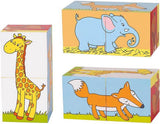 Goki Holzblock -Puzzle -Tiere, 2st. - afbeelding 1