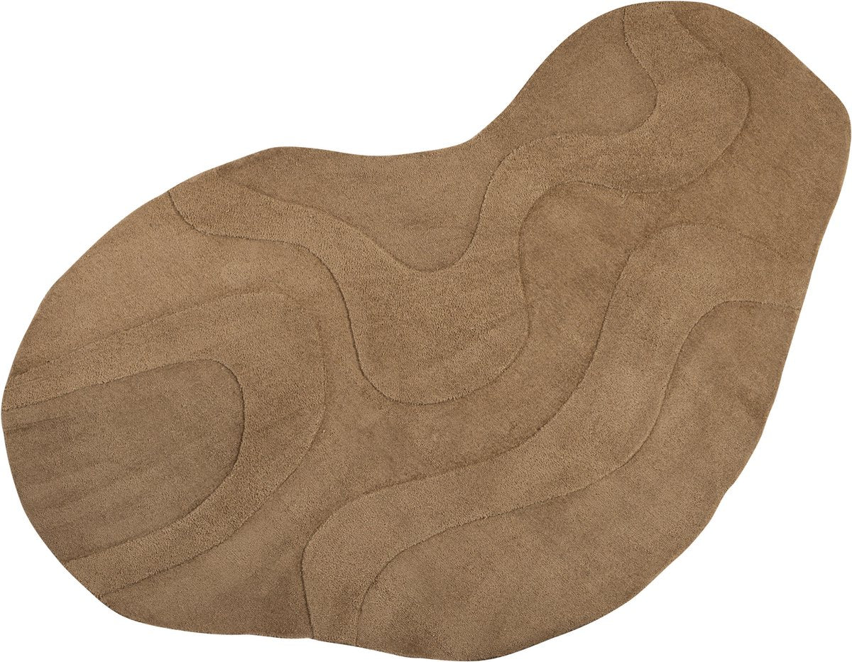 Woood Alya Teppich – Polyester – Braun – 1x170x240