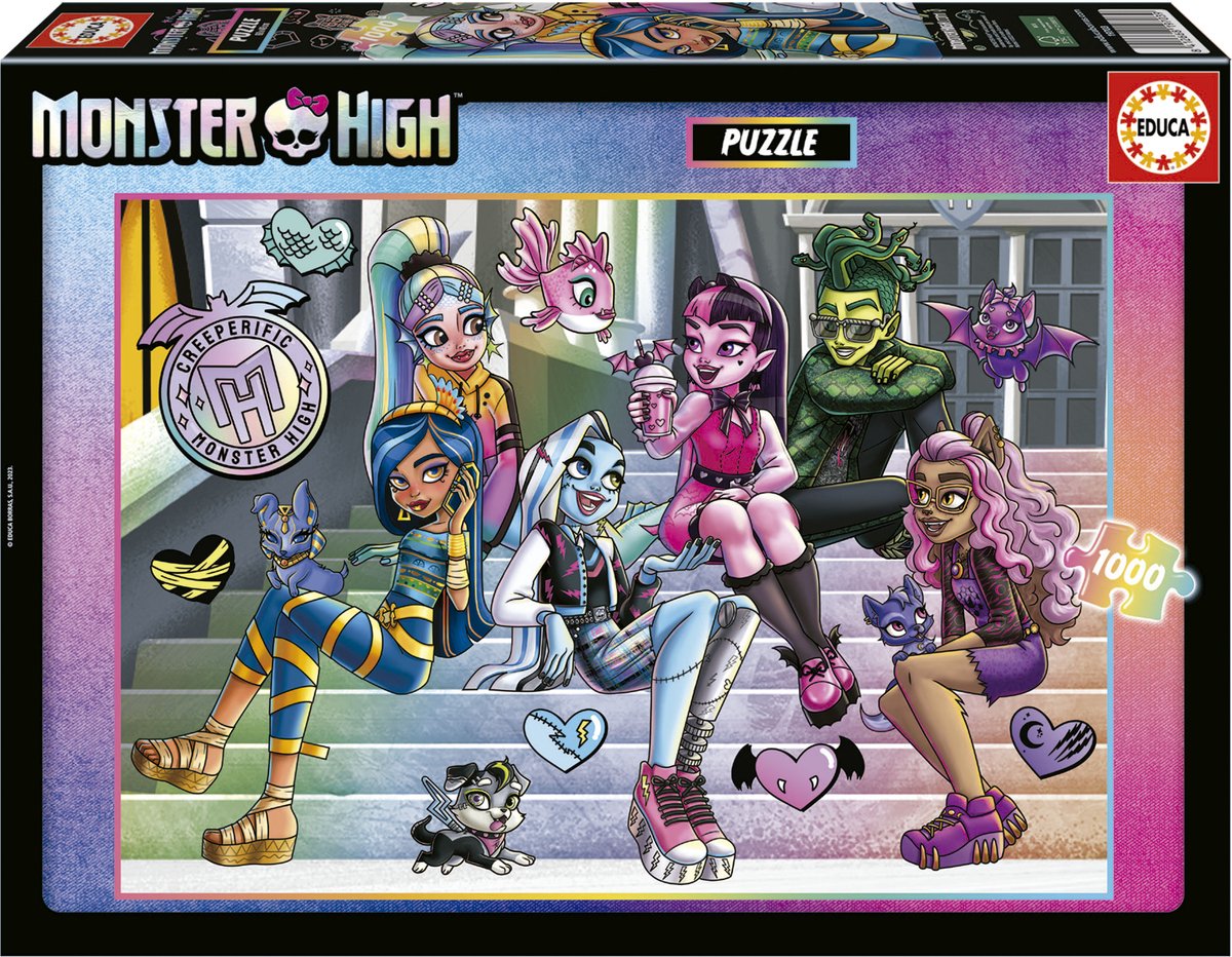 Educa borras educa – Puzzle – 1000 Teile – Monster High – Puzzle