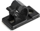 Startech.com 100 selbstklebende Kabelmanagement-Clips, 5,5 mm, schwarz, Kabelmanagement für Netzwerk-Ethernet-Tischcomputer, selbstklebende Kabelhalter, selbstklebende Klemme, Nylon, Brandschutzklasse UL 94 V-2