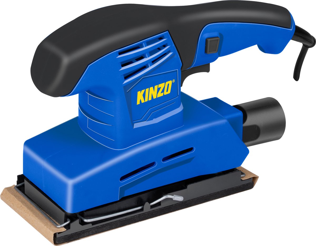 Kinzo-Schleifmaschine – 230 V – blau – Holzbearbeitung – Exzenterschleifer