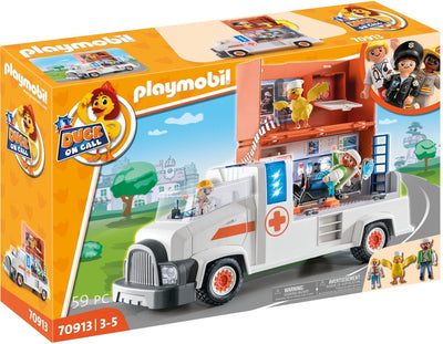 Playmobil-Ente auf Abruf-Rettungswagen – 70913