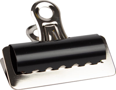 Q-Connect Bulldogclip, schwarz, 70 mm, für 10 Stück und 12 Stück