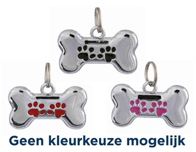 Trixie Schmuck Adressanhänger Knochen sortiert