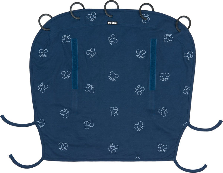 Dooky Universalbezug Sonnenschutz für Kinderwagen – UV-Schutz für Ihr Kind – Sonnentuch-Buggy – Blaukirsche