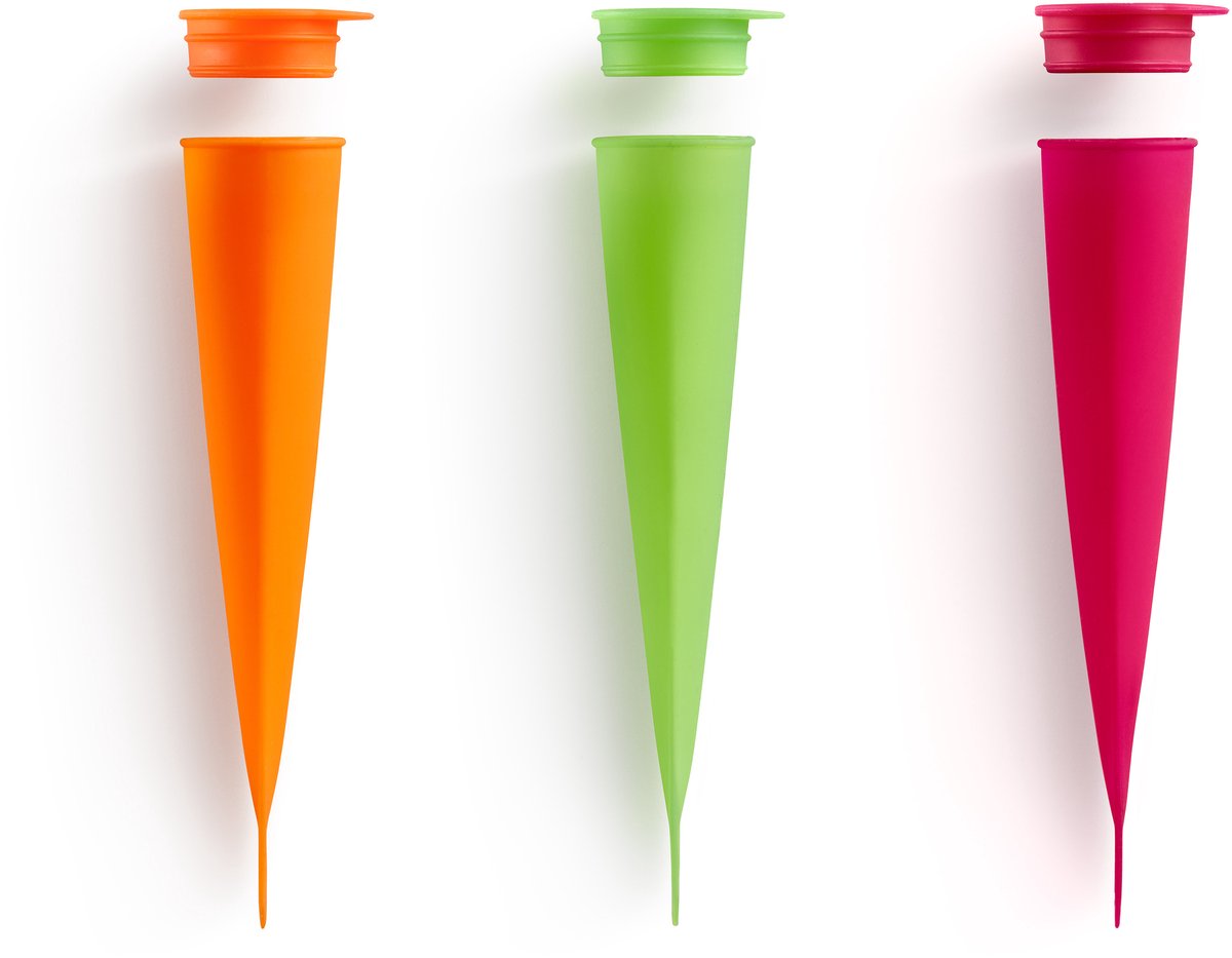 Lékué Eisform Push-up - 3 Stk. - Silikon - gemischt