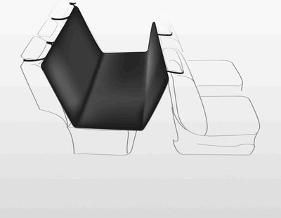Trixie -Auto Say Pootprint Nylon Fleece Black Beige