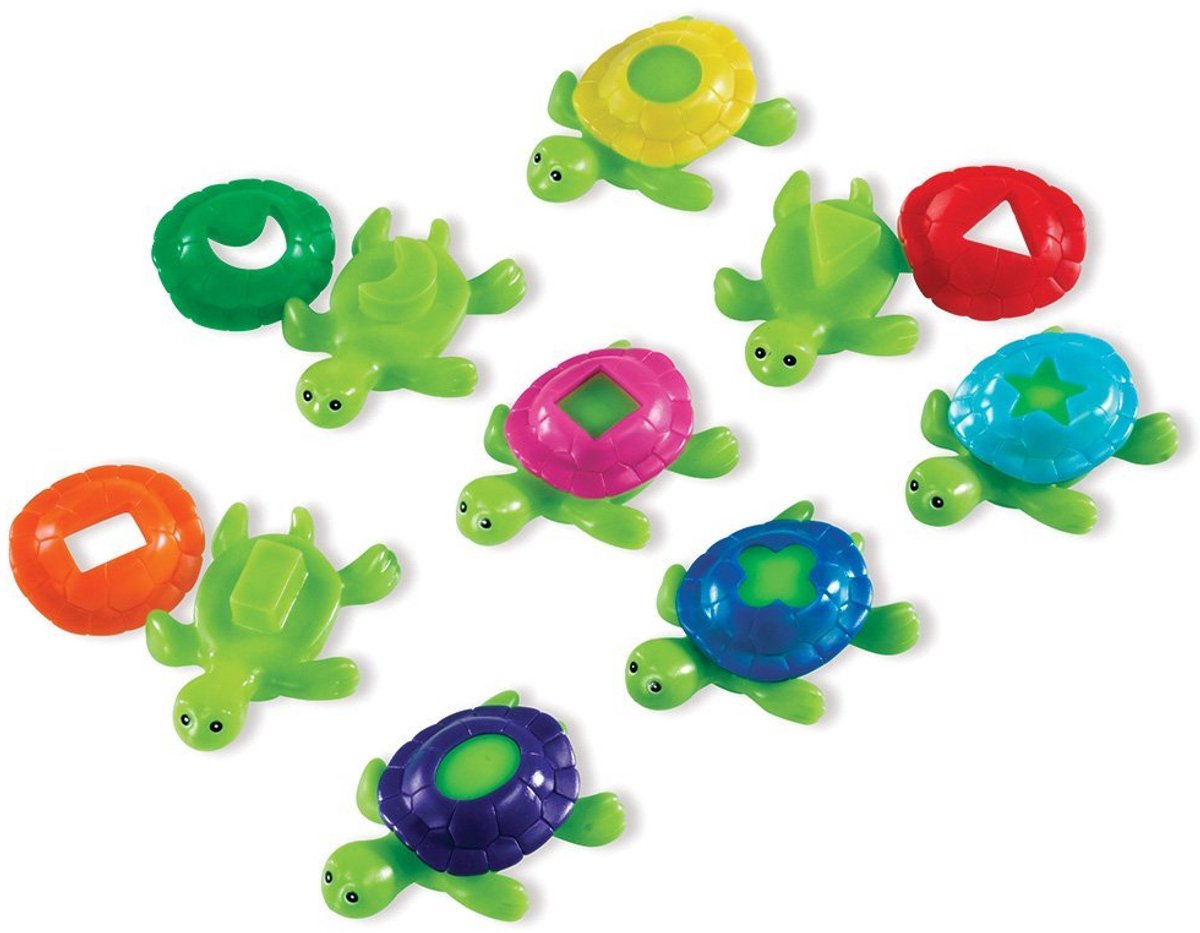 Lernressourcen Smart Splash® Formschildkröten (16er-Set) – 2+