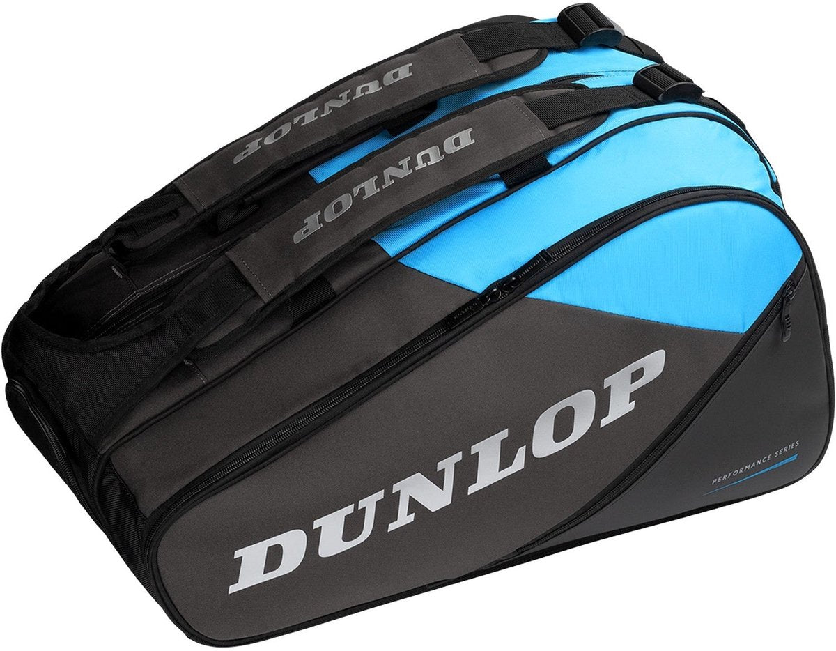Dunlop – FX-Performance – Schlägertasche – Unisex-Sporttasche – Cyan-Metall