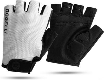 Rogelli Core Fahrradhandschuhe Herren – Sommer – Weiß – L