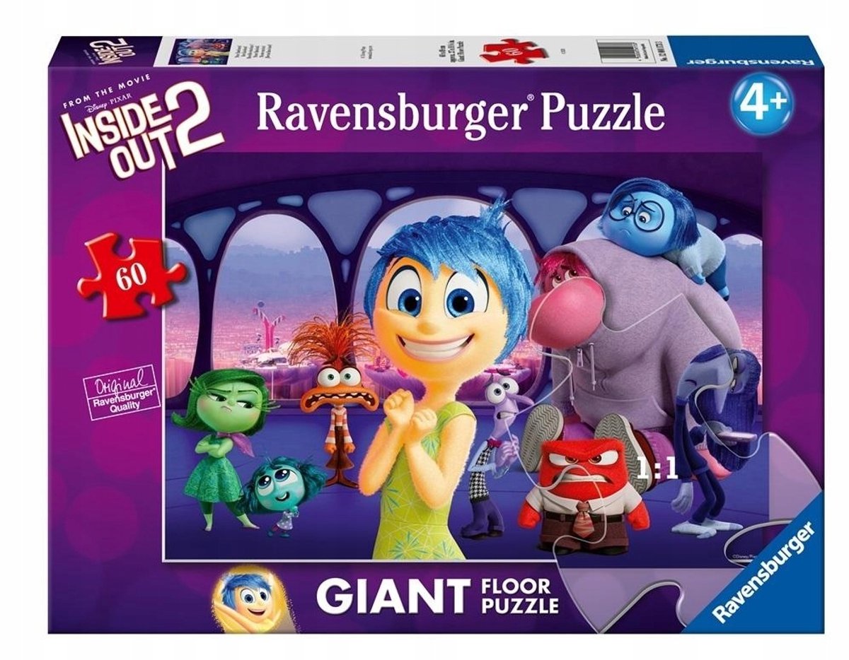 Ravensburger Puzzle 60 Teile „Inside Out 2“ Riese