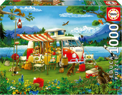 Educa - Puzzle - 1000 Teile - Urlaub auf dem Land - Puzzle