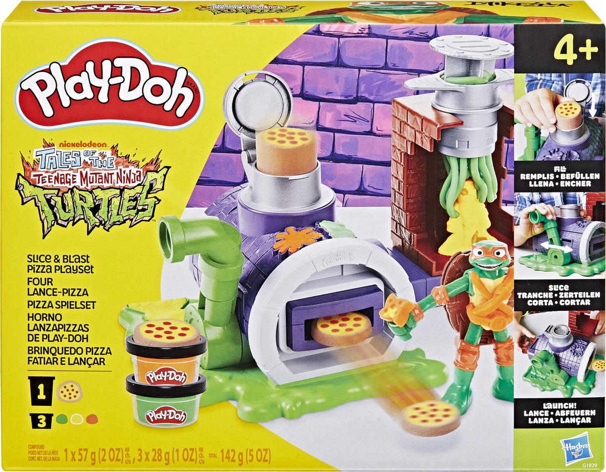 Play-Doh Teenage Mutant Ninja Turtles Slice Blast Pizza-Spielset