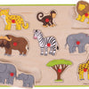 Bigjigs Holz Nick Puzzle Safari, 9dlg.