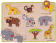 Bigjigs Holz Nick Puzzle Safari, 9dlg.