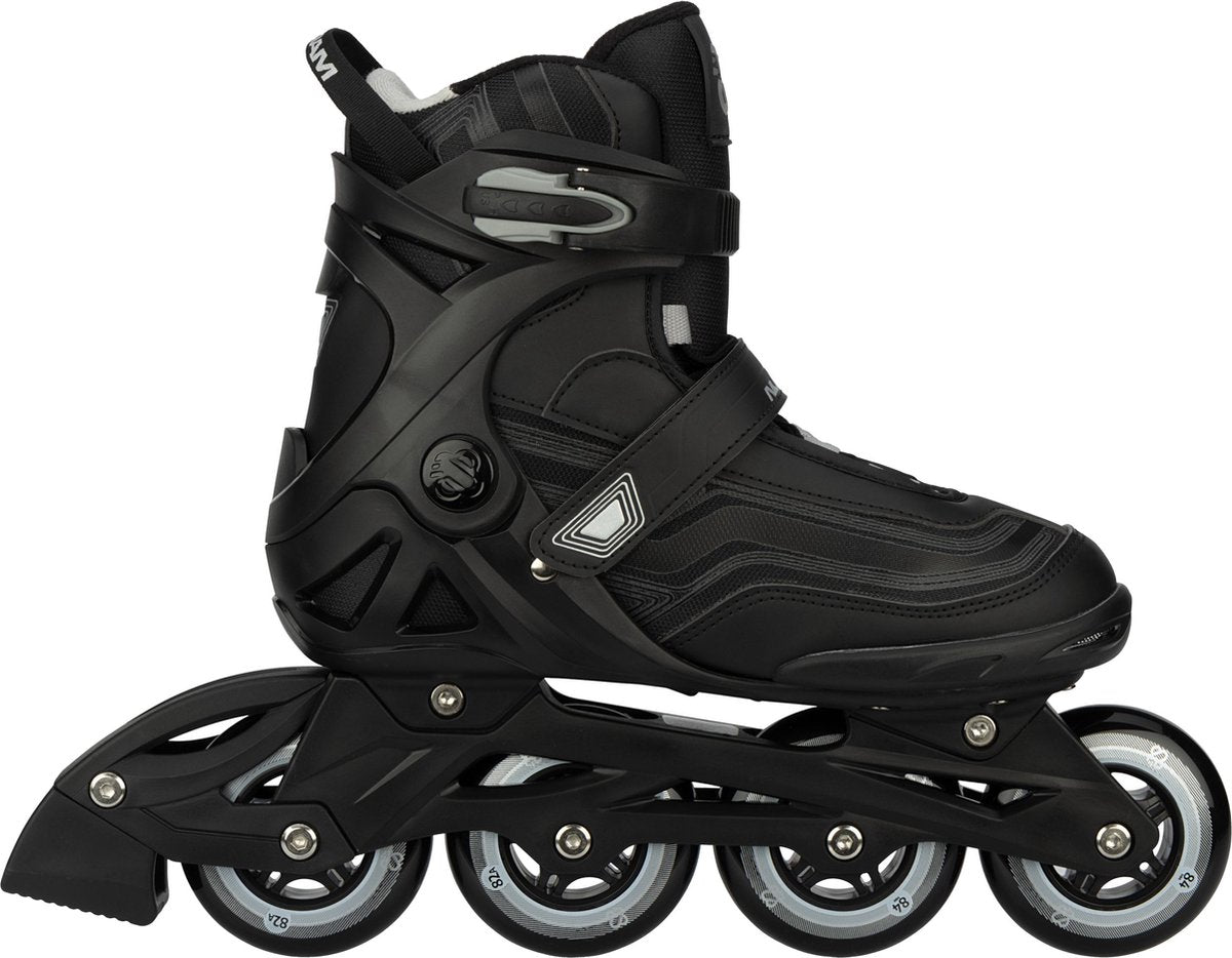 Nijdam Inlineskates - Gear Up - Größe 45 - Schwarz