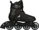 Nijdam Inlineskates - Gear Up - Größe 45 - Schwarz