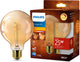 Philips LED-Globusspirale gold – 25 W – E27 – dimmbares extra warmweißes Licht
