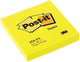 Post-it®-Notizen, neongelb, 76 x 76 mm, 100-Blatt-Block