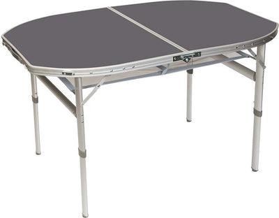Bo-Camp – Tisch – oval – Koffermodell – 120 x 80 cm