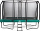 Salta First Class – Trampolin mit Sicherheitsnetz und Leiter – 366 x 214 cm – grün