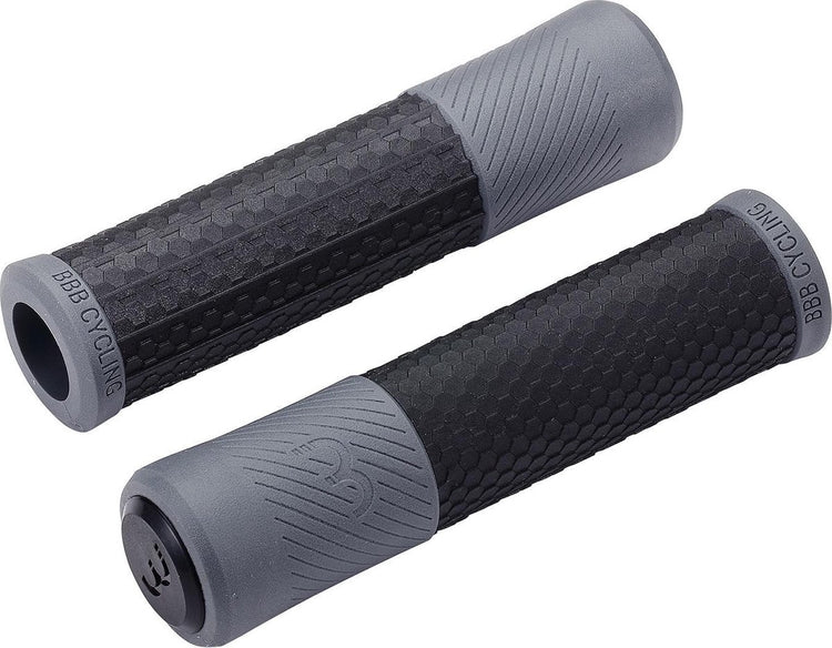 BBB Fahrradgriffe Fahrrad Viper – Fahrradgriffe mit maximalem Halt – Schwarzgrau – Länge 130 mm – Bhg-97