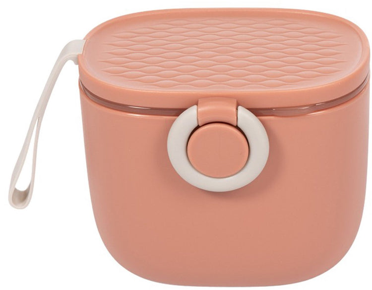 Bo Jungle – Milchpulver-Dosierbox – mit Messlöffel – Aufbewahrungsbehälter für Babynahrung – Snackhalter – 500 ml – nomadische Pulverbox Terrakotta