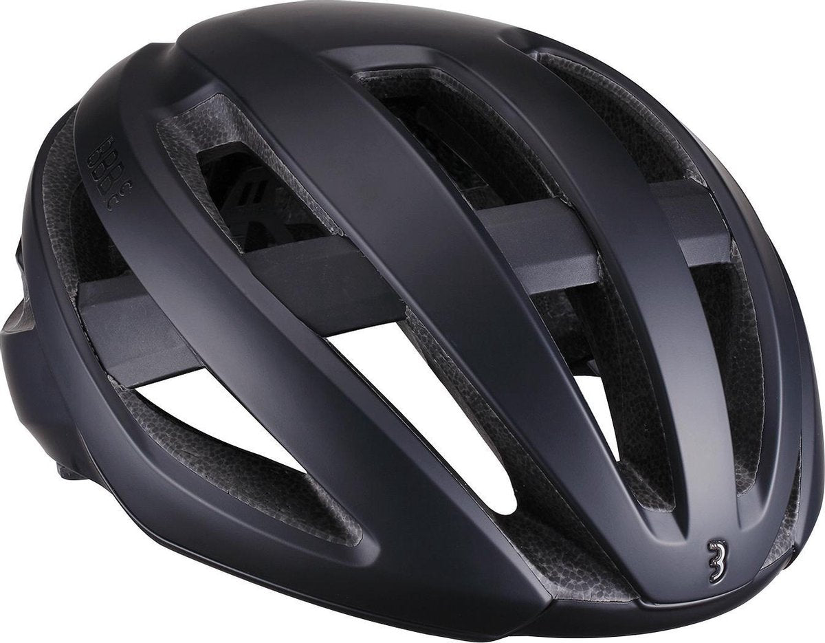 Bbb Cycling Rennradhelm – Maestro Aerodynamischer Fahrradhelm – optimale Belüftung – leicht – waschbare Polsterung – Fahrradhelm Erwachsene – mattschwarz – M – BHE-09