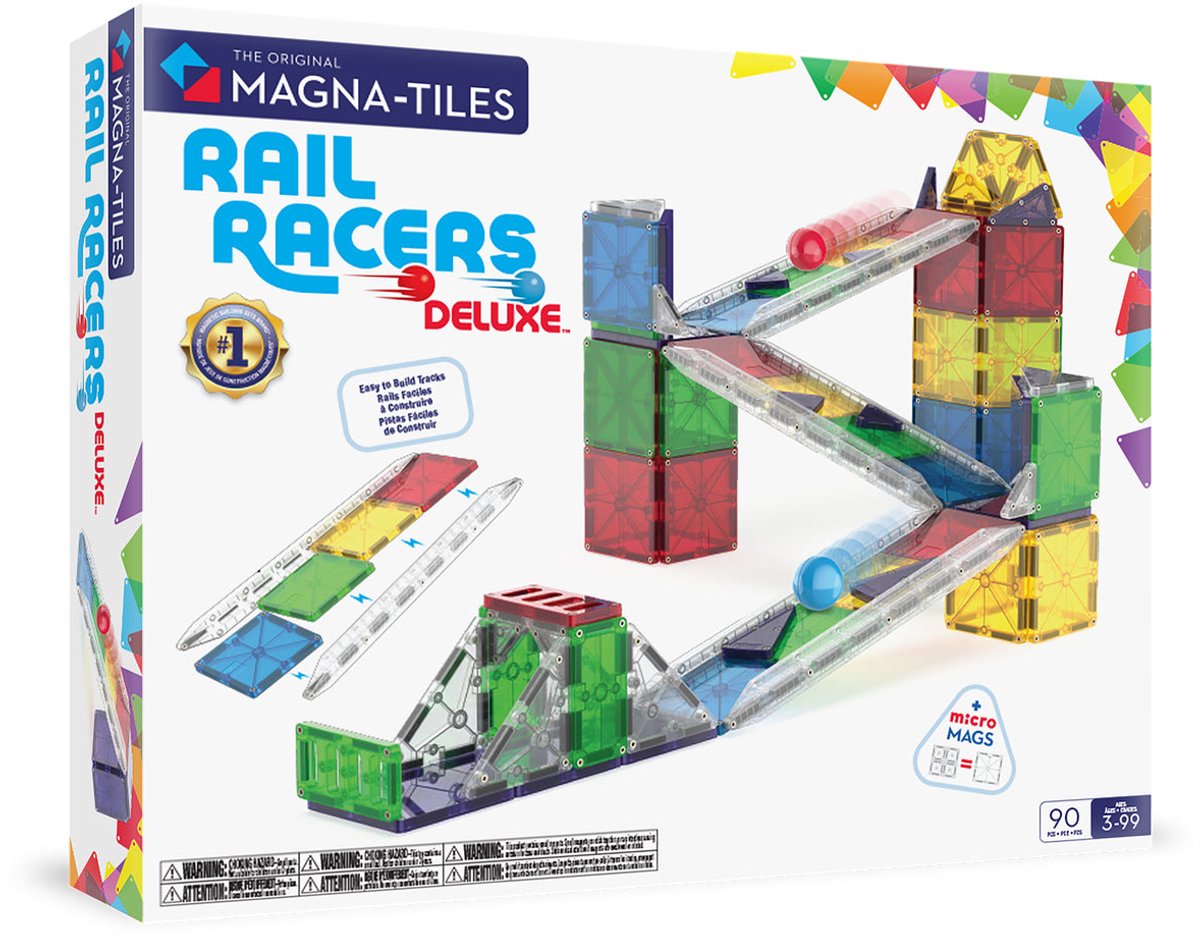 Magna Fliesen Rail Racer Deluxe 90-teilig