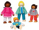 Goki Flexible Puppen Interkulturelle Familie, 4st.