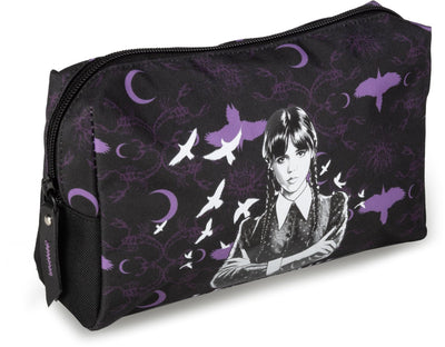 Lannoo Graphics - Wednesday Kosmetiktasche 21cm schwarz lila Wednesday